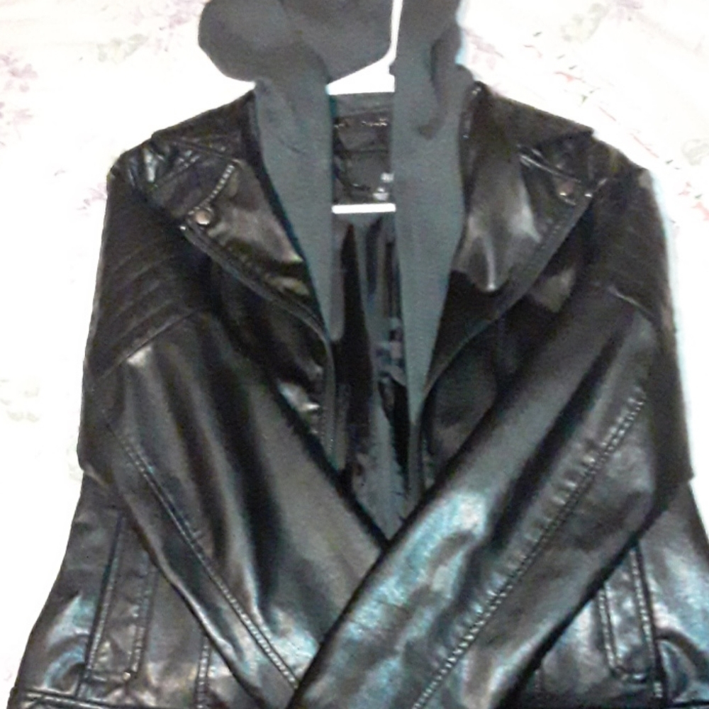 Black leather A.N.A Jacket